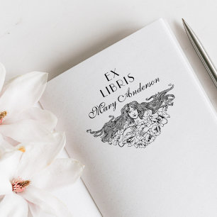 Tampons Encreurs Bibliothèque vintage Elegant Spring Floral Custom