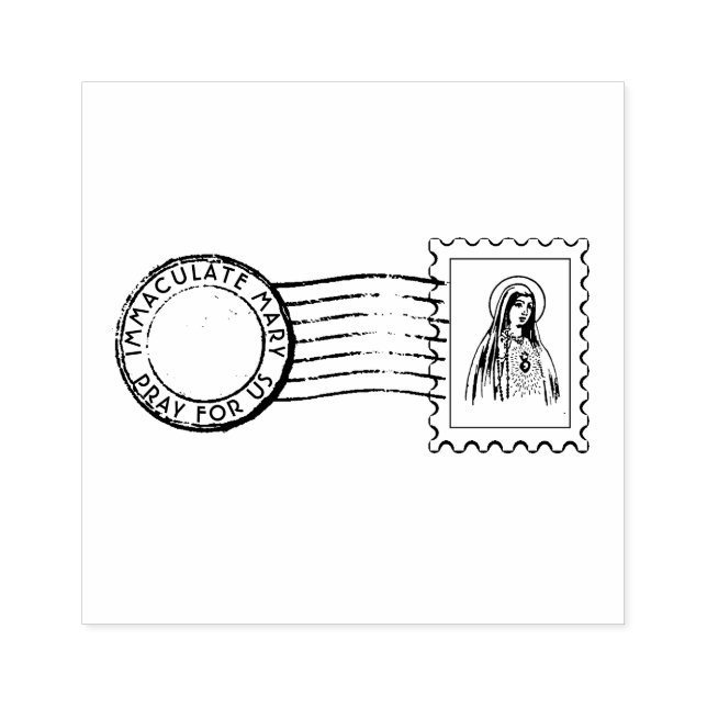 Tampons Encreurs Bienheureuse Vierge Marie Traditionnelle Catholiqu (Impression)