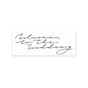 Tampons Encreurs Bienvenue au mariage