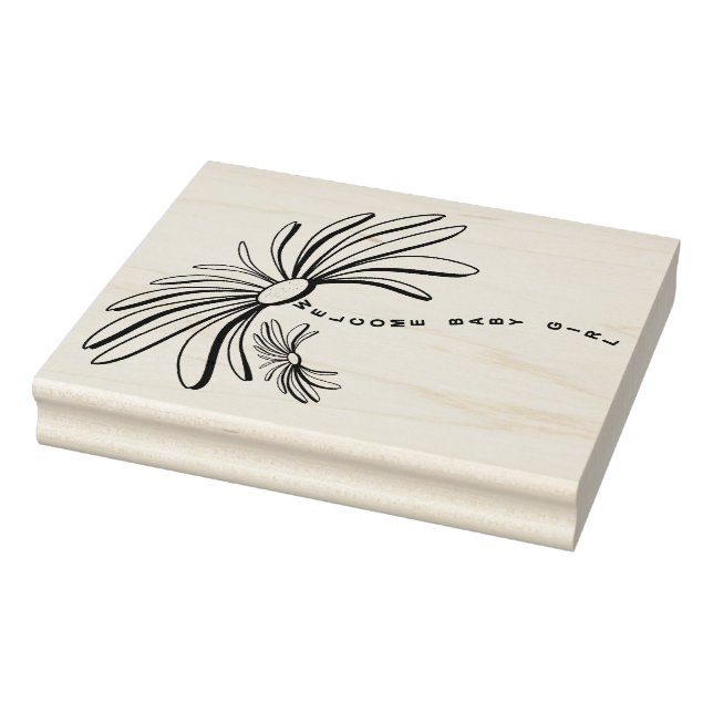 Tampons Encreurs Bienvenue Bébé Fille (Tampon)