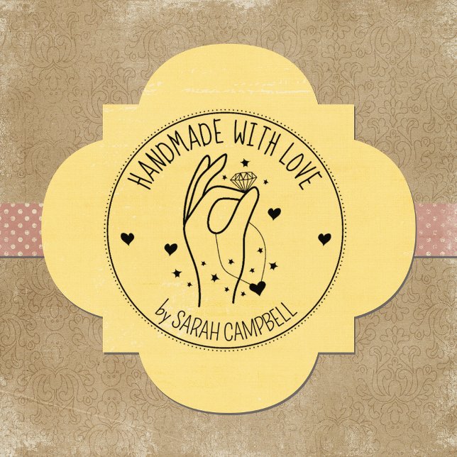 Tampons Encreurs Bijoux fait main avec amour, sur mesure (Créateur téléchargé)