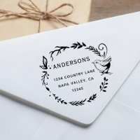 Bird & Botanical Wreath Return Adresse
