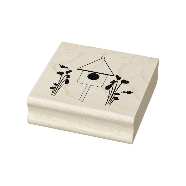 Tampons Encreurs Birthhouse avec colibris Bois Art Timbre (Tampon)