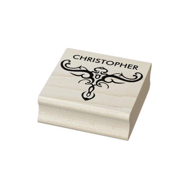 Tampons Encreurs BLACK TATTOO TRIBAL 3 + votre backgr. & idées (Tampon)