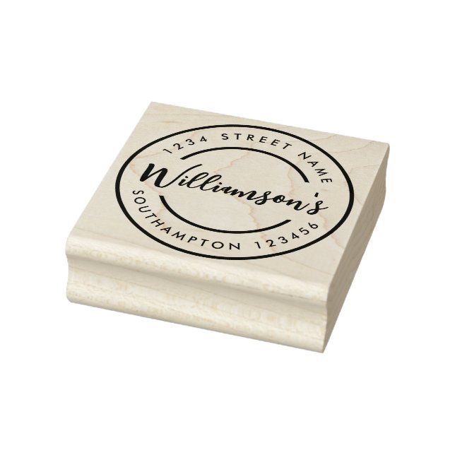 Tampons Encreurs Black White City Ville Emplacement Adresse Timbre (Tampon)