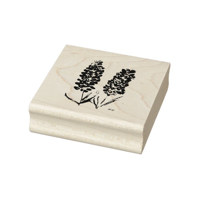 Tampons Encreurs Bluebonnets Fleurs Fleurs sauvages Lupine Texas (Tampon)