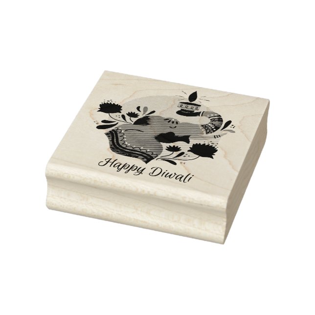 Tampons Encreurs Bon Timbre en caoutchouc Diwali (Tampon)