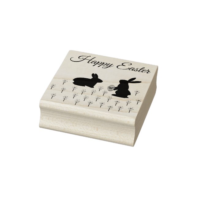 Tampons Encreurs Bonnets de Pâques et jonquilles personnalisés (Tampon)