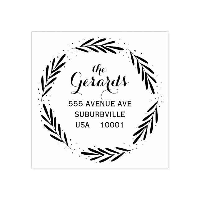 Tampons Encreurs Branches de courroie circulaire Timbre en caoutcho (Impression)