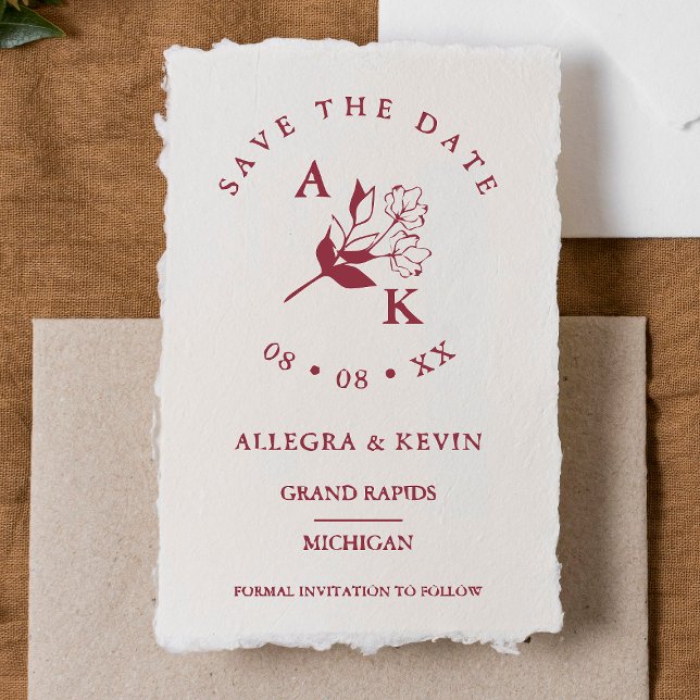 Tampons Encreurs Branches Fleurs sauvages minimalistes tendance Ini (Créateur téléchargé)