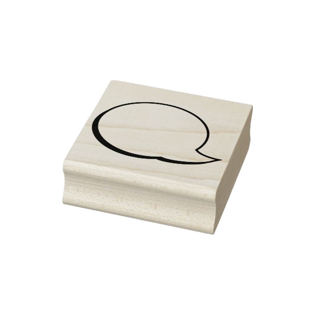 Tampons Encreurs Bulle de bulle de texte - Parler - Gauche (Tampon)