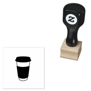 Tampons Encreurs Café tasse pour cartes de fidélité Simple