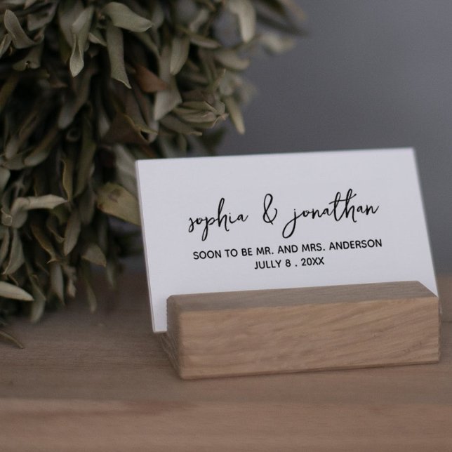 Tampons Encreurs Calligraphie simple Lettrage Enregistrer la date (Créateur téléchargé)