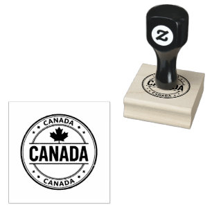 Tampons Encreurs Canada Texte Imprimé Professionnel Couleur Encre