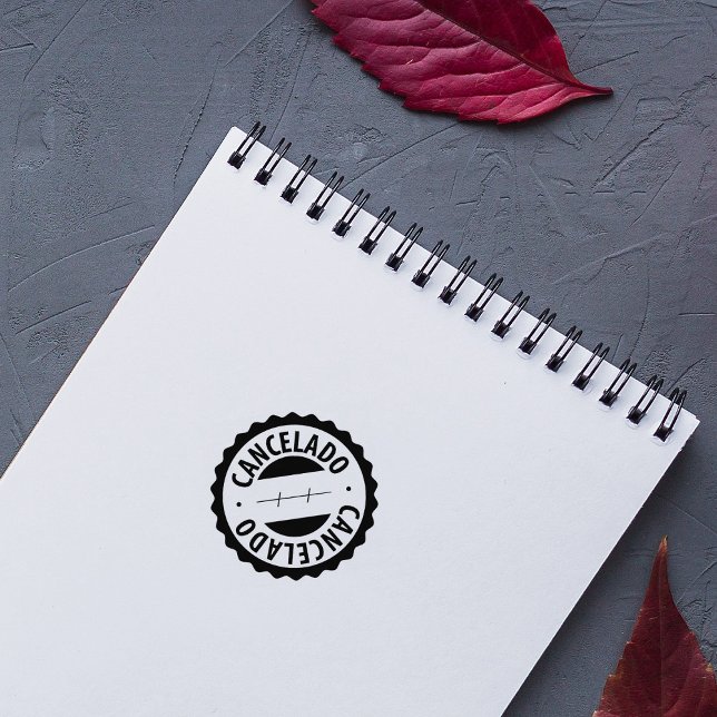 Tampons Encreurs Cancelado, Timbre en caoutchouc portugais (Créateur téléchargé)