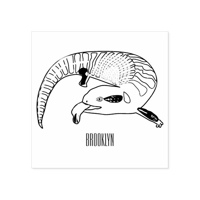 Tampons Encreurs Caricature en bleu (Impression)