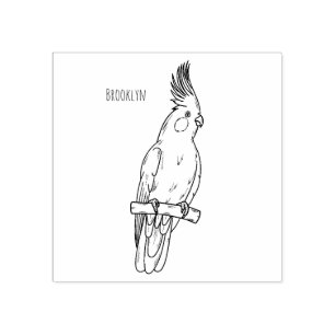 Tampons Encreurs Caricature pour oiseaux Cockatiel