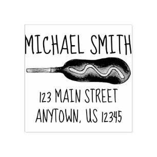 Tampons Encreurs Carnival Corndog Corn Chien de moutarde Adresse du