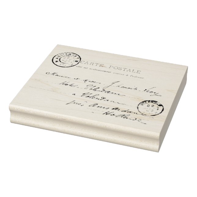 Tampons Encreurs Carte postale Amsterdam de 1903 avec marqueurs Art (Tampon)