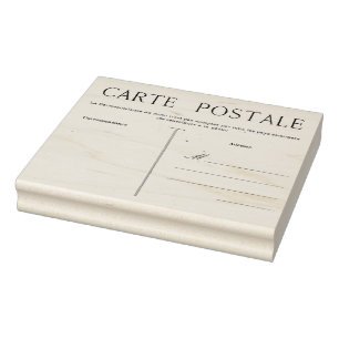 Tampons Encreurs Carte Postale Française Vierge Modèle