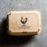 Carton d'oeuf frais Farmhouse personnalisé