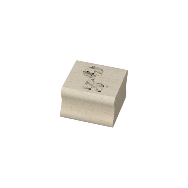 Tampons Encreurs Cartoon personnalisé bébé garçon Giraffe Timbre en (Tampon)