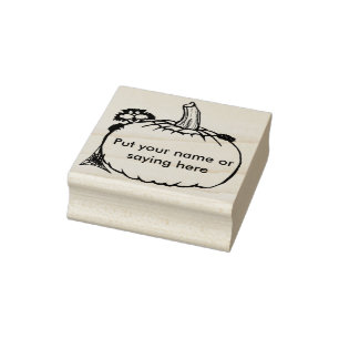 Tampons Encreurs Cat et citrouille 2 illustrations timbre art