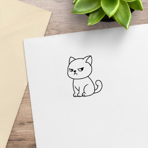 Tampons Encreurs Chat grincheux humeur 1x1