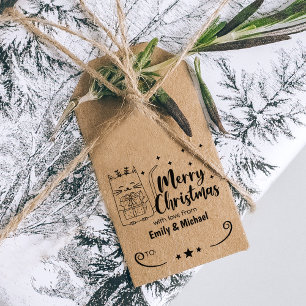 Tampons Encreurs Chat mignonne Joyeux Noël avec amour, Couple