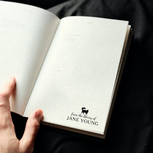 Tampons Encreurs Chat Minimaliste De La Bibliothèque De, Livre