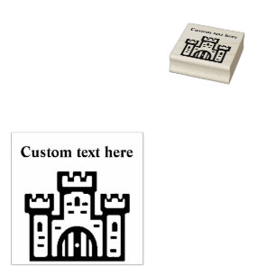 Tampons Encreurs Château de Mighty Custom Rubber Stamp