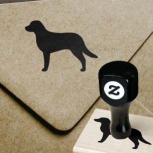 Tampons Encreurs Chesapeake Bay Retriever Chien race Silhouette