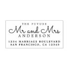 Chic Script Future M. Mme Mariage Adresse de retou