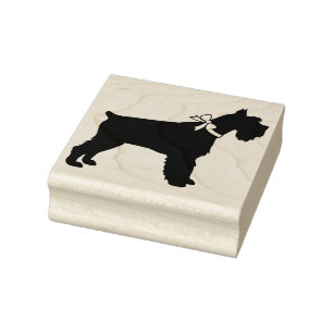 Tampons Encreurs Chien chiot Schnauzer Miniature