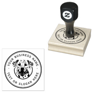 Tampons Encreurs Chien Custom Business Logo Gros Timbre en caoutcho