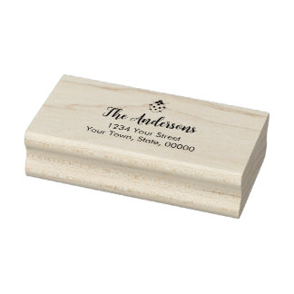 Tampons Encreurs Christmas Ladybug Address