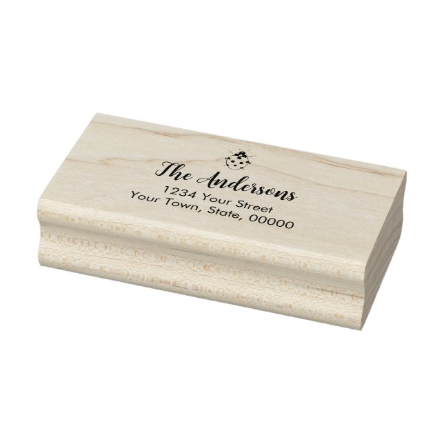 Tampons Encreurs Christmas Ladybug Address (Tampon)