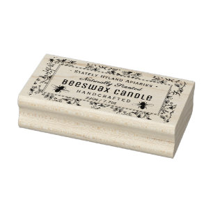 Tampons Encreurs Cire d'abeille Floral Fabriqué à la main bougie ro