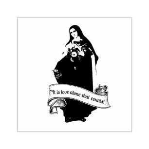 Tampons Encreurs Citation religieuse de St. Therese Little Flower N