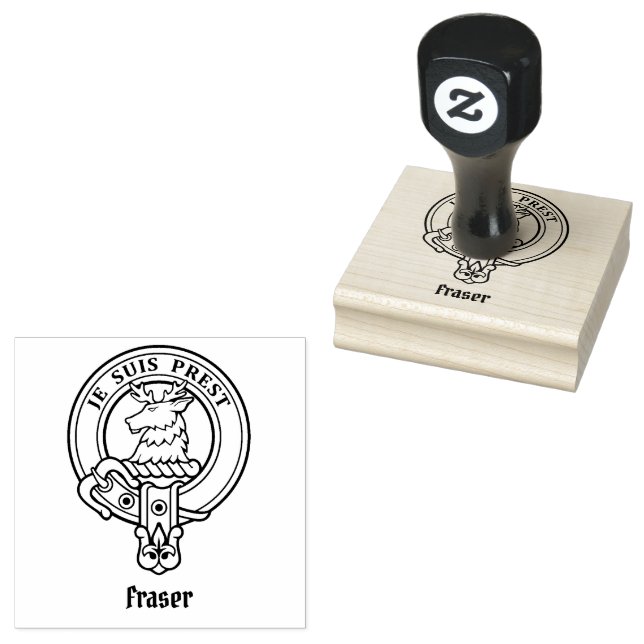 Tampons Encreurs Clan Fraser du Timbre en caoutchouc de Lovat Crest (Tamponné)
