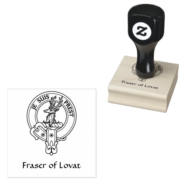 Tampons Encreurs Clan Fraser du Timbre en caoutchouc de Lovat Crest (Tamponné)