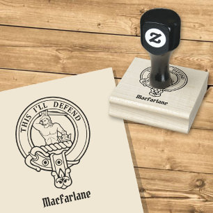 Tampons Encreurs Clan MacFarlane Crest Timbre en caoutchouc