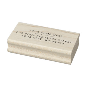Tampons Encreurs Classic Elegant Serif Adresse de retour
