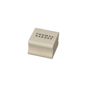 Tampons Encreurs Classic Minimalist Plain Elegant Ajouter un nom