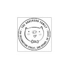Cochon personnalisé Nom de famille Ronde Adresse d