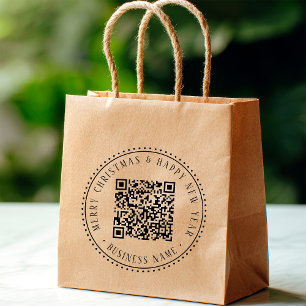 Tampons Encreurs Code QR 4X5 pour les fêtes de Noël