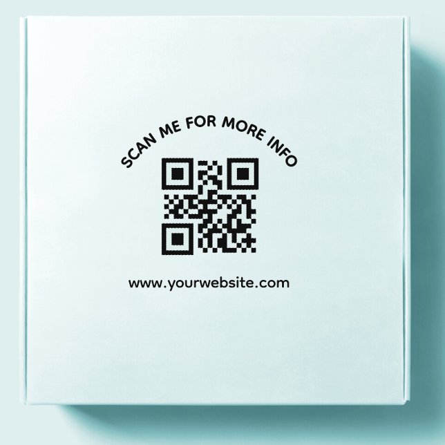 Tampons Encreurs Code QR et Sticker circulaire de texte personnalis (Créateur téléchargé)