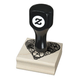 Tampons Encreurs Coeur d'amour Steampunk