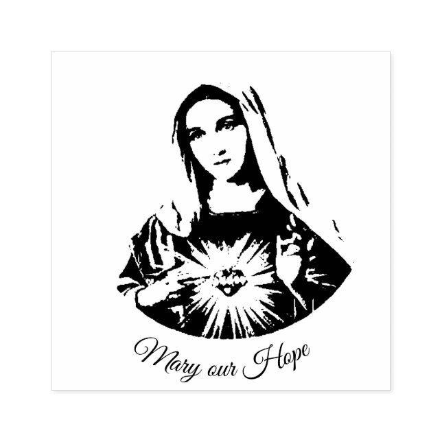 Tampons Encreurs Coeur immaculé de Marie notre Espoir (Impression)