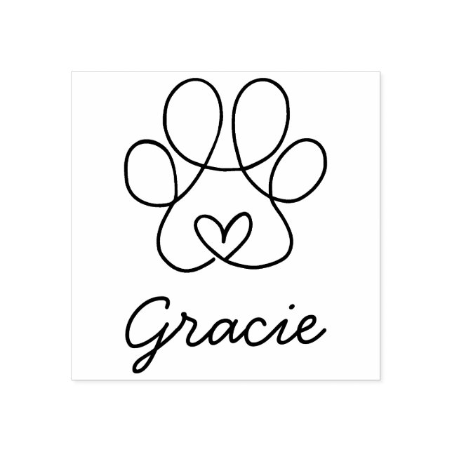 Tampons Encreurs Coeur tourbillonnant au sein de l'Empreinte de pat (Impression)